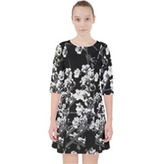 Fleurs De Cerisier Noir & Blanc Pocket Dress by kcreatif