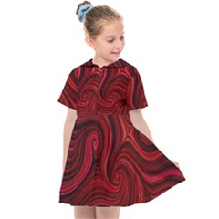 Electric Field Art Lviii Kids  Sailor Dress by okhismakingart