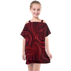 Electric Field Art Lviii Kids  One Piece Chiffon Dress by okhismakingart