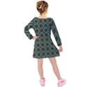 DF Bonnar Vinck Kids  Long Sleeve Velvet Dress View2