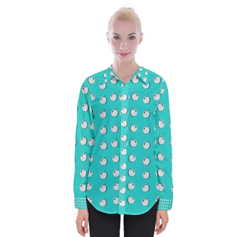 Big Apples Of Peace Womens Long Sleeve Shirt by pepitasart