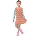 DF Agnosia Montamino Kids  Long Sleeve Velvet Dress View1