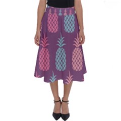 Pineapple Wallpaper Pattern 1462307008mhe Perfect Length Midi Skirt by Sobalvarro