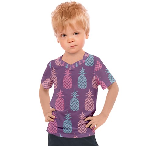 Pineapple Wallpaper Pattern 1462307008mhe Kids  Sports Tee by Sobalvarro