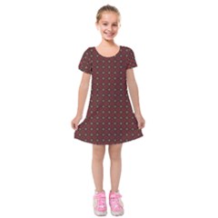 Df Victoria Cadenti Kids  Short Sleeve Velvet Dress by deformigo