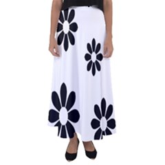 Land Of Flowers Flared Maxi Skirt by moonlightladybug