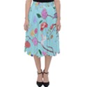 Birds And Flowers Classic Midi Skirt View1