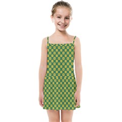 Df Green Domino Kids  Summer Sun Dress by deformigo