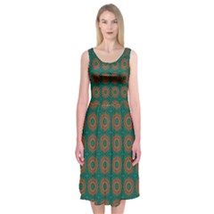 Df Alexis Finley Midi Sleeveless Dress by deformigo