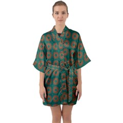 Df Alexis Finley Half Sleeve Satin Kimono  by deformigo