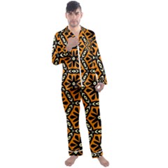 Df Yuki Makoto Men s Satin Pajamas Long Pants Set by deformigo