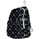 Buddhism Motif Print Pattern Design Foldable Lightweight Backpack View4