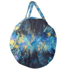 Luminescence Giant Round Zipper Tote by CKArtCreations