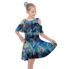 Luminescence Kids  Shoulder Cutout Chiffon Dress by CKArtCreations