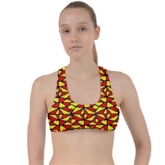 Rby-b-9-4 Criss Cross Racerback Sports Bra by ArtworkByPatrick