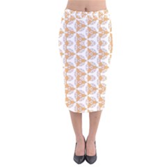 Df Giovanni Di Graziano Velvet Midi Pencil Skirt by deformigo