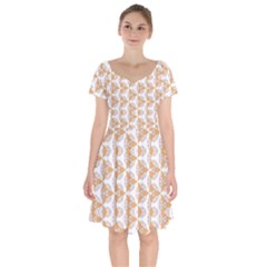 Df Giovanni Di Graziano Short Sleeve Bardot Dress by deformigo