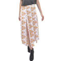 Df Giovanni Di Graziano Velour Split Maxi Skirt by deformigo