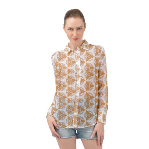 Df Giovanni Di Graziano Long Sleeve Chiffon Shirt by deformigo