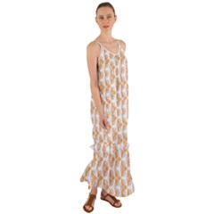 Df Giovanni Di Graziano Cami Maxi Ruffle Chiffon Dress by deformigo