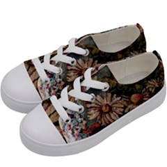 Old Embroidery 1 1 Kids  Low Top Canvas Sneakers by bestdesignintheworld