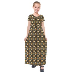 Df Delizia Kids  Short Sleeve Maxi Dress by deformigo