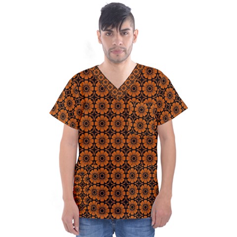 Df Myra Men s V-neck Scrub Top by deformigo