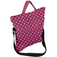 Df Magenta Rumor Fold Over Handle Tote Bag by deformigo