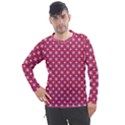 DF Magenta Rumor Men s Pique Long Sleeve Tee View1