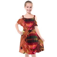 Christmas Tree  1 6 Kids  Cut Out Shoulders Chiffon Dress by bestdesignintheworld