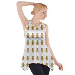 Ginger Breads Dancing So Merry Side Drop Tank Tunic by pepitasart