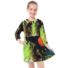 I Wonder 1 Kids  Quarter Sleeve Shirt Dress by bestdesignintheworld