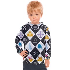 Zodiac Astrology Horoscope Kids  Hooded Pullover by HermanTelo