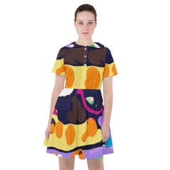 Mushroom,s Life Spin 1 2 Sailor Dress by bestdesignintheworld