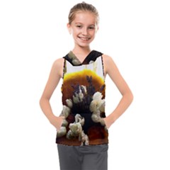 Tulips 1 2 Kids  Sleeveless Hoodie by bestdesignintheworld