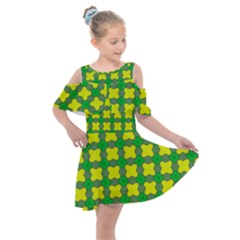 Zembria Kids  Shoulder Cutout Chiffon Dress by deformigo