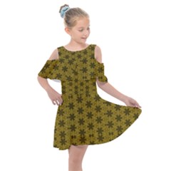 Teressa Kids  Shoulder Cutout Chiffon Dress by deformigo