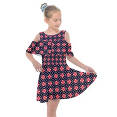 Maria Mai Kids  Shoulder Cutout Chiffon Dress by deformigo