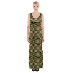 Delford Thigh Split Maxi Dress by deformigo