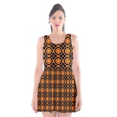 Prunicci Scoop Neck Skater Dress by deformigo