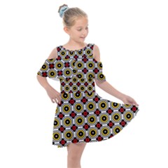 Casperia Kids  Shoulder Cutout Chiffon Dress by deformigo