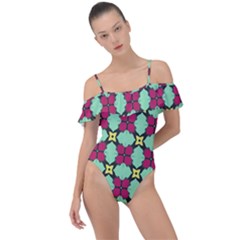 Nuria Frill Detail One Piece Swimsuit by deformigo