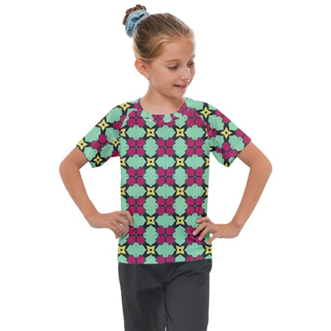 Nuria Kids  Mesh Piece Tee by deformigo