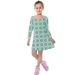 Adicora Kids  Long Sleeve Velvet Dress by deformigo