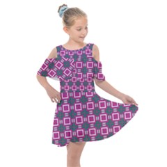 Elista Kids  Shoulder Cutout Chiffon Dress by deformigo