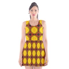 Clivius Scoop Neck Skater Dress by deformigo