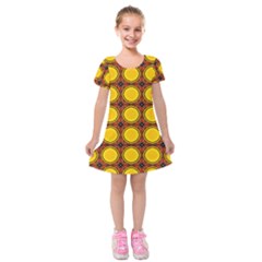 Clivius Kids  Short Sleeve Velvet Dress by deformigo