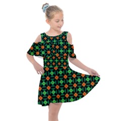 Imogene Kids  Shoulder Cutout Chiffon Dress by deformigo