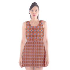 Persia Scoop Neck Skater Dress by deformigo