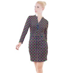 Navasota Button Long Sleeve Dress by deformigo